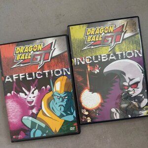 Dragon Ball GT DVD Lot – Affliction & Incubation – Funimation – Tested & Working
